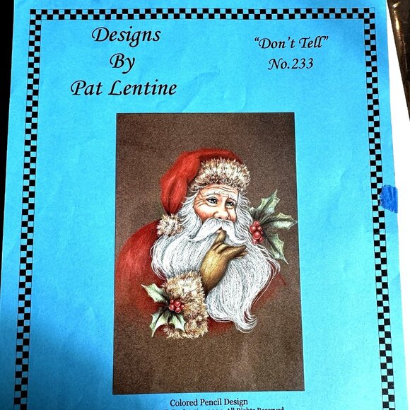 Don't Tell Colored Pencil Painting pattern by Pat Lentine - Picture 3 of 7